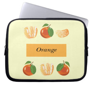 orange laptop sleeve