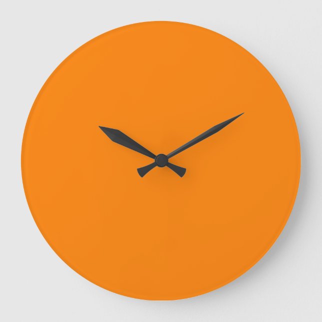 Orange Large Clock (Front)