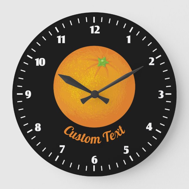 Orange Large Clock (Front)