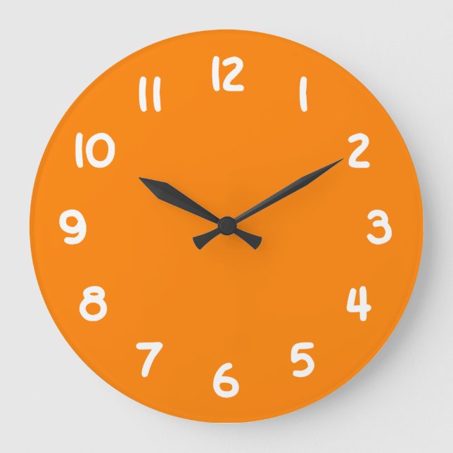 Orange Large Clock (Front)