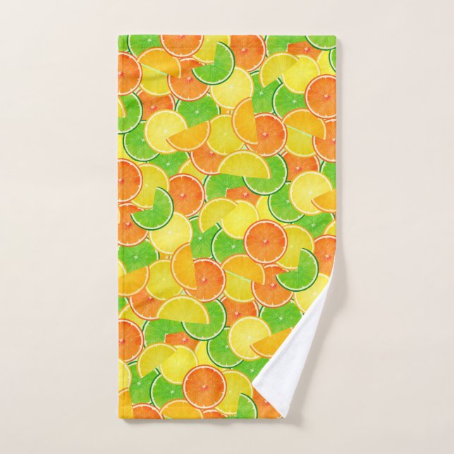 Orange Lemon Lime Hand Towel (Hand Towel)