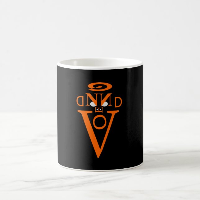 Orange Letter Face Mug (Center)