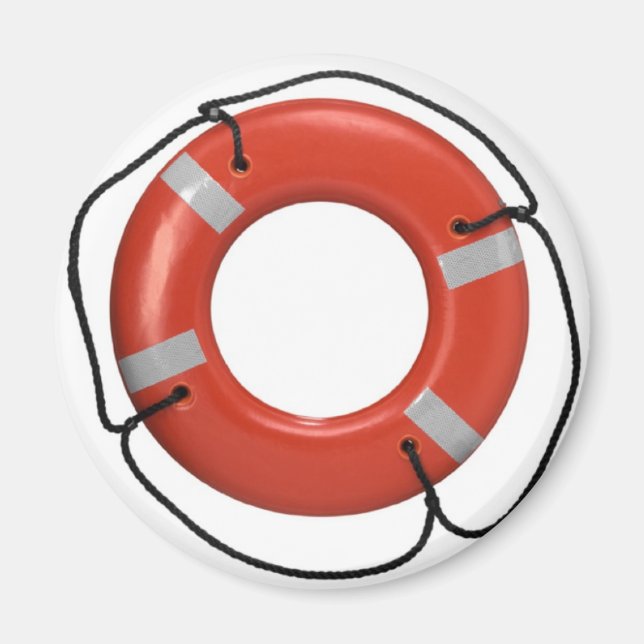 ORANGE LIFE RING MAGNET (Front)