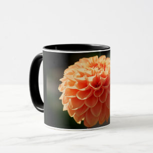 Orange Light Dahlia – Fine Art Floral Photography Mug