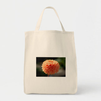 Orange Light Dahlia – Fine Art Floral Photography Tote Bag