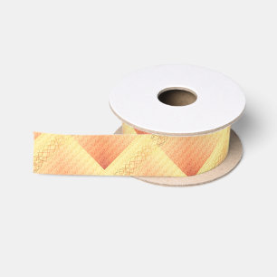 Orange Lights Satin Ribbon