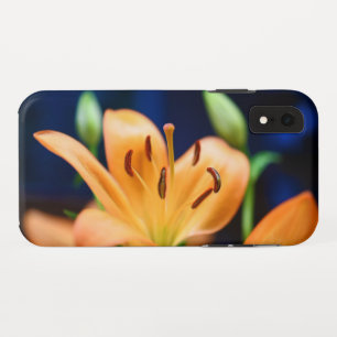 Orange Lilly Flower Blossom Case-Mate iPhone Case