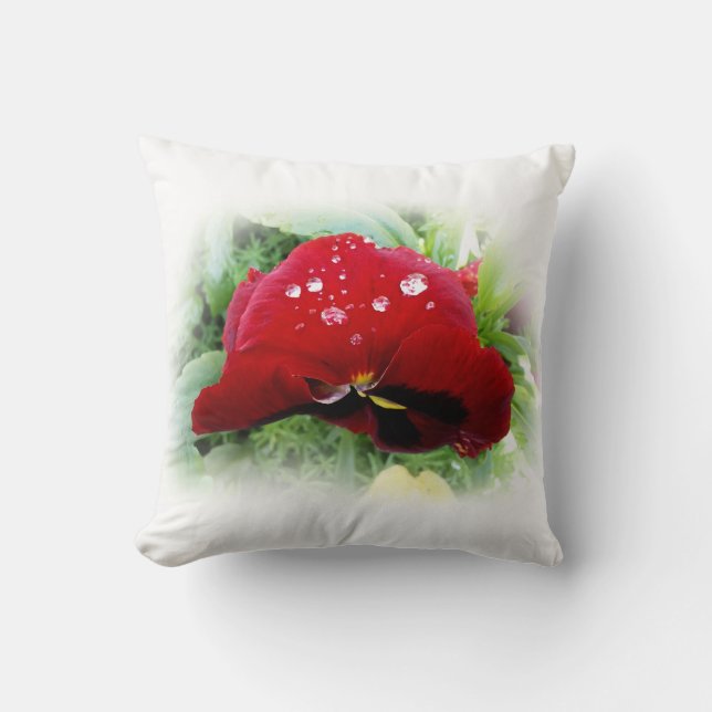 orange lily cushion (Front)