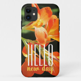 Orange Lily Hello New Day Case-Mate iPhone Case