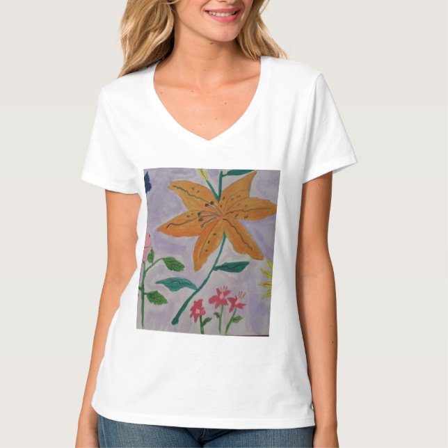 Orange Lily T-Shirt (Front)