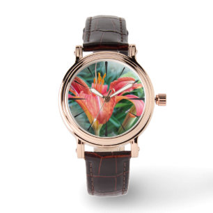 orange lily watch