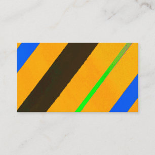 Orange lines business card