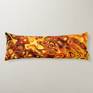 Orange liquid body cushion