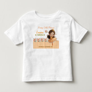 Orange Little Princess Ball Toddler T-Shirt