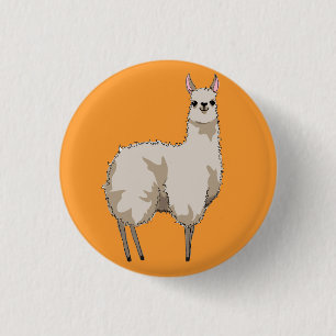 Orange Llama Badge