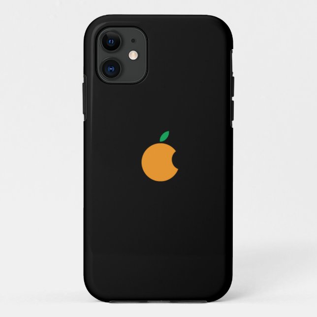 orange logo iphone case (Back)