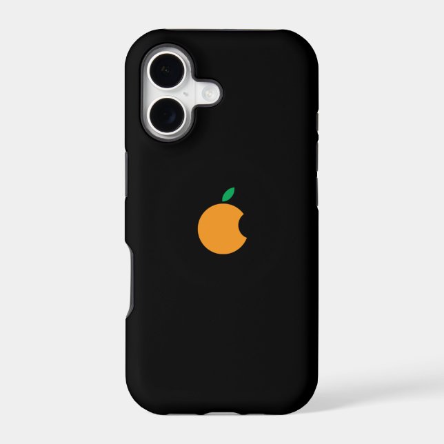 orange logo iphone case (Back)