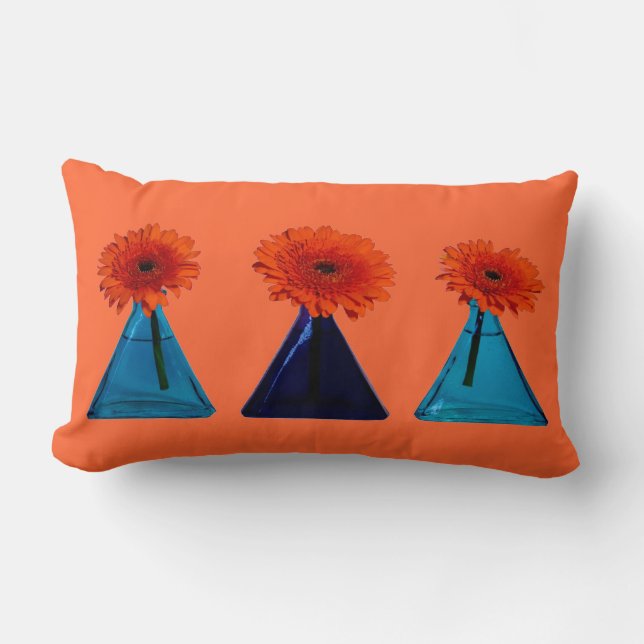 Orange Lumbar Pillow (Front)