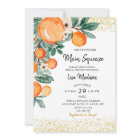 Orange main squeeze Bridal shower invitation