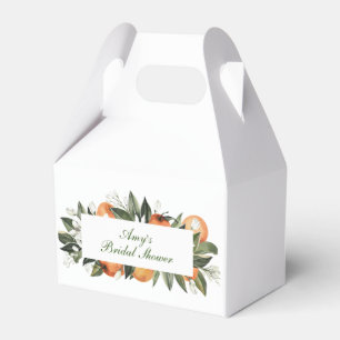 Orange Main Squeeze Gable Style Favour Box
