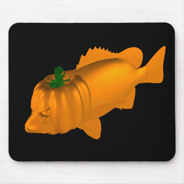 Orange Mangrove Jack Mouse Pad (Front)