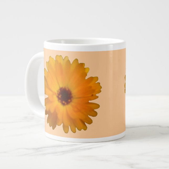 Orange Marigold Mug (Front Left)