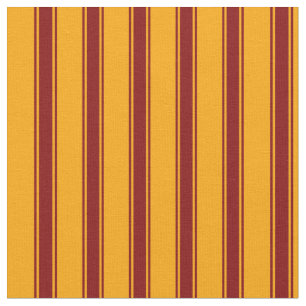 Orange & Maroon Lines Pattern Fabric