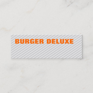 Orange Mini Business Card