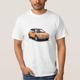 Orange Modern Mini Car T-Shirt