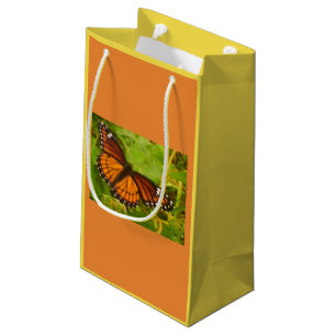 Orange Monarch Small Gift Bag