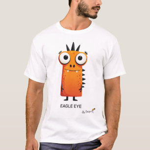 Orange Monster EAGLE EYE - By Design Fun T-Shirt