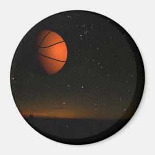 Orange Moon Magnet
