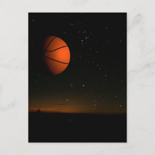 Orange Moon Postcard