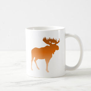 Orange Moose Coffee Mug