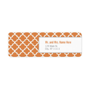 Orange Moroccan Tiles