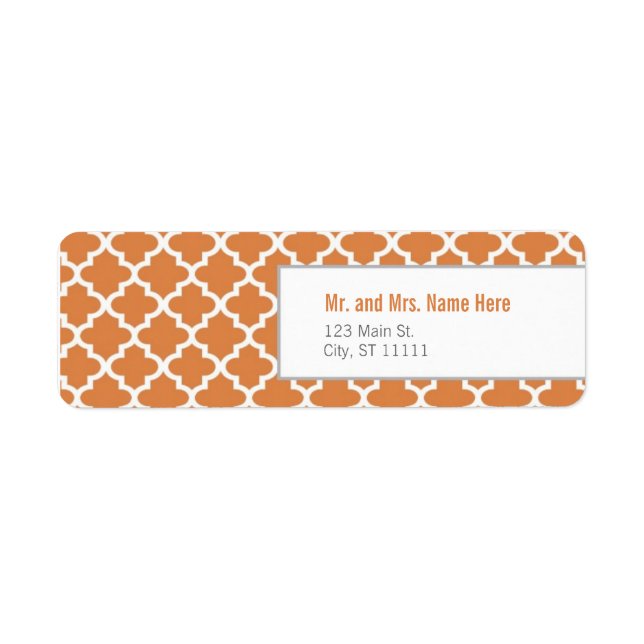 Orange Moroccan Tiles (Front)