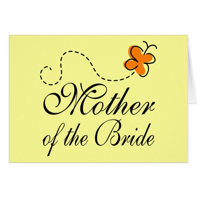 Orange Mother Of The Bride (Front Horizontal)