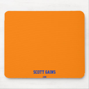Orange Mouse Pad
