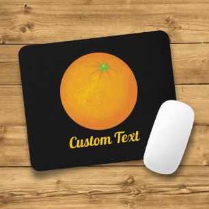 Orange Mouse Pad