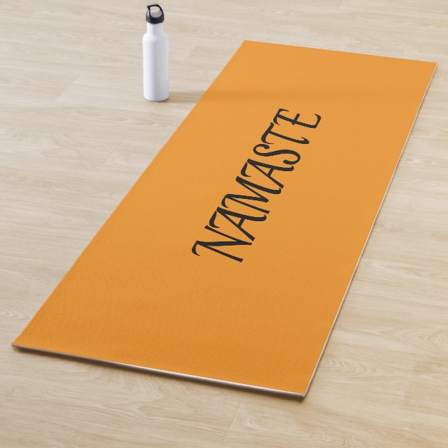 Orange Namaste Yoga Mat (In Situ)