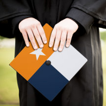 Orange & Navy Blue Texas State Flag
