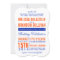 Orange & Navy Modern Typography Wedding Invitation