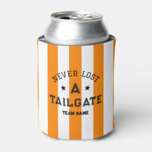 Orange Never Lost A Tailgate Custom Team Game Day  Can Cooler