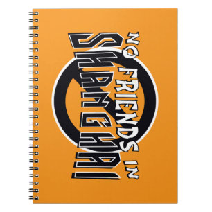 ORANGE "No Friends in Shanghai" Spiral Notebook