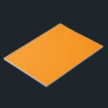 Orange Notebook | Bold Minimal Spiral Journal<br><div class="desc">A bright orange spiral notebook perfect for notes, journalling, school, and planning with a clean modern cover. Bring energy and focus to your everyday writing with this bold orange notebook. The vibrant solid-colour cover makes it an eye-catching accessory for school, work, creative writing, planning, and personal journalling. With its clean...</div>