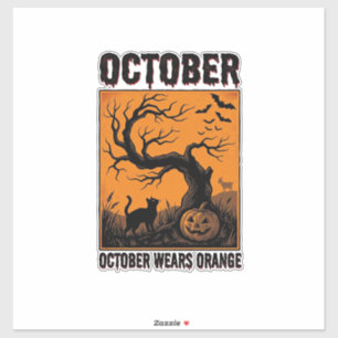 Orange October Halloween Vintage Spooky Shirt Desi