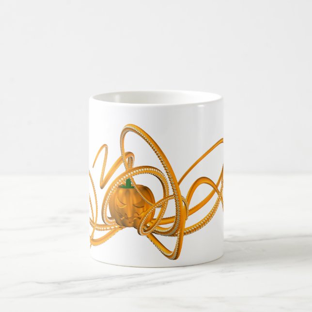 Orange Octopus Coffee Mug (Center)