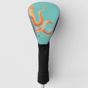 orange octopus golf head cover