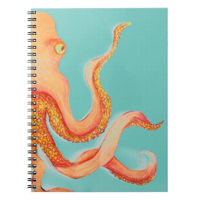 orange octopus notebook (Front)