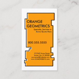 orange oddRex Business Card
